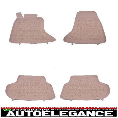 Beige rubber mat suitable for BMW 5 Series F10 F11 2013+