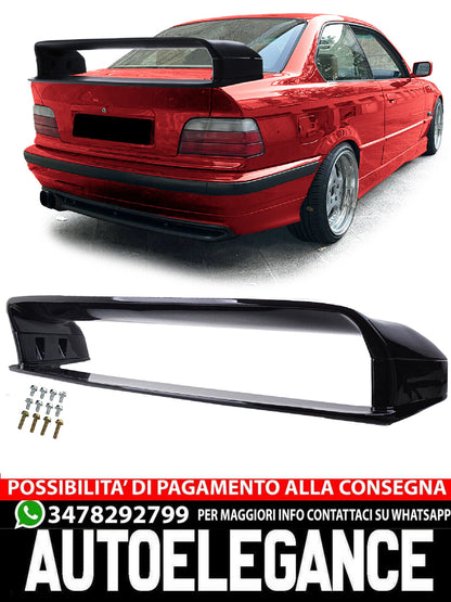 ABS Sport Wing Spoiler Posteriore Lucido adatto per BMW E36 90-98 anche M3 GT Classe 2
