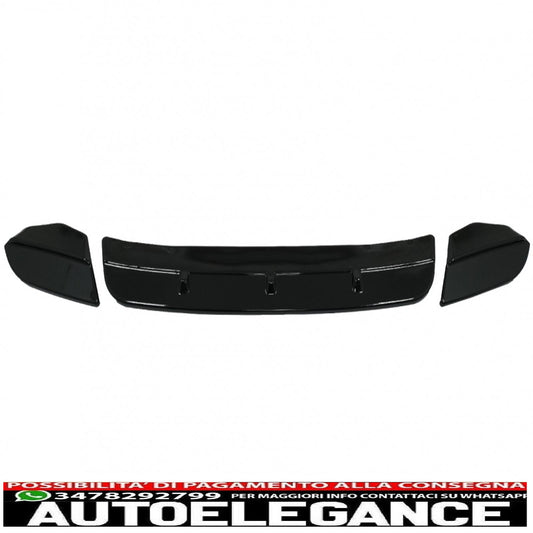 Labbro spoiler paraurti anteriore adatto per BMW X4 G02 (2018-up) Piano Black