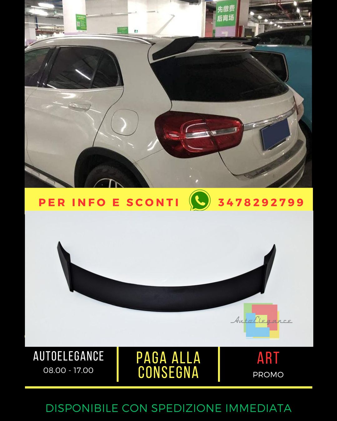 🔥SPOILER ADATTO PER Mercedes GLA X156 2013-2019🔥