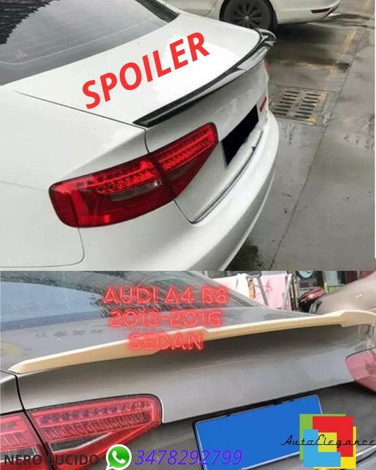 ✨SPOILER NERO ADATTO  PER Audi A4 B8 2013-2016 Sedan M4 Style✨