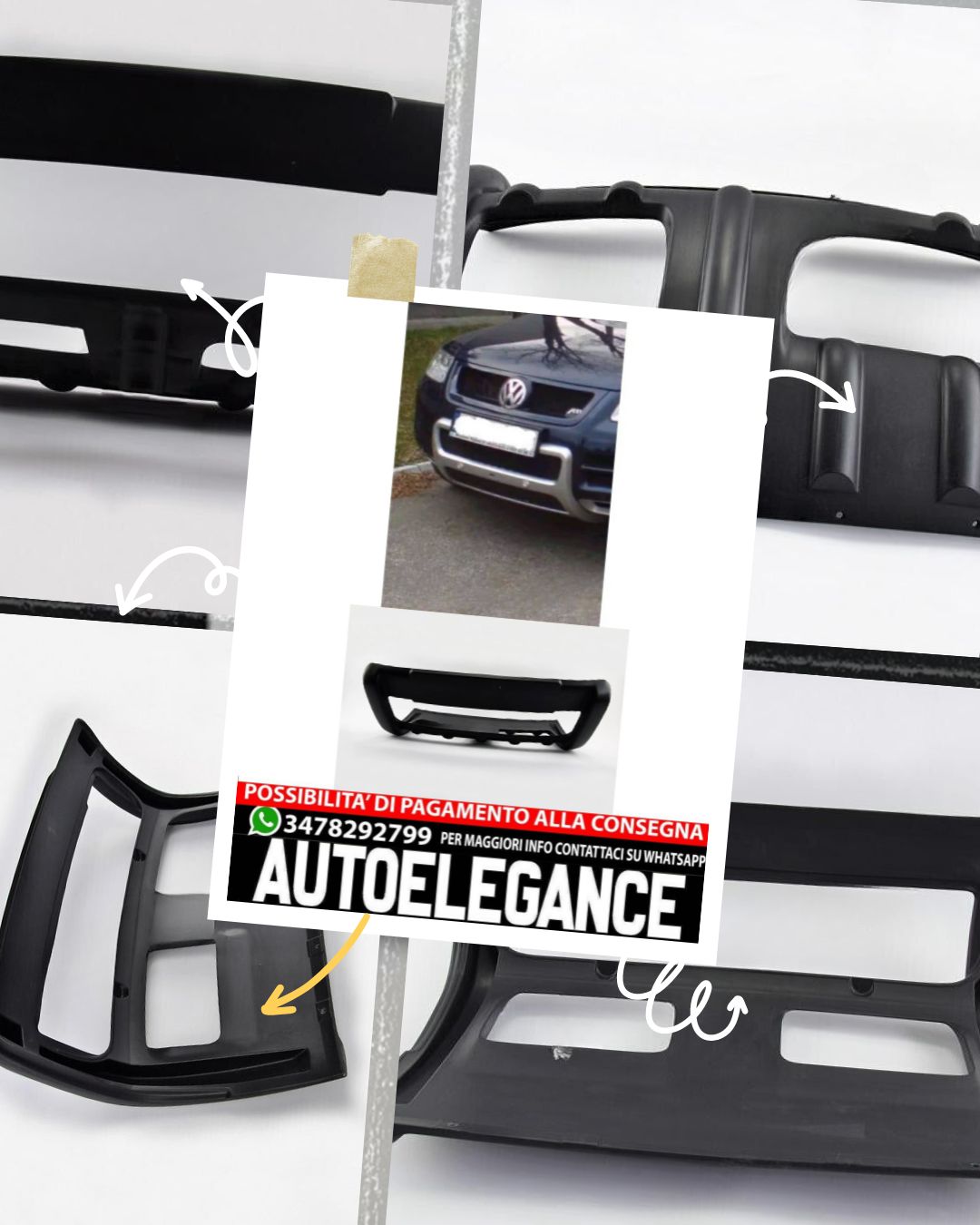 SPOILER adatto per VW Touareg 2002-2006