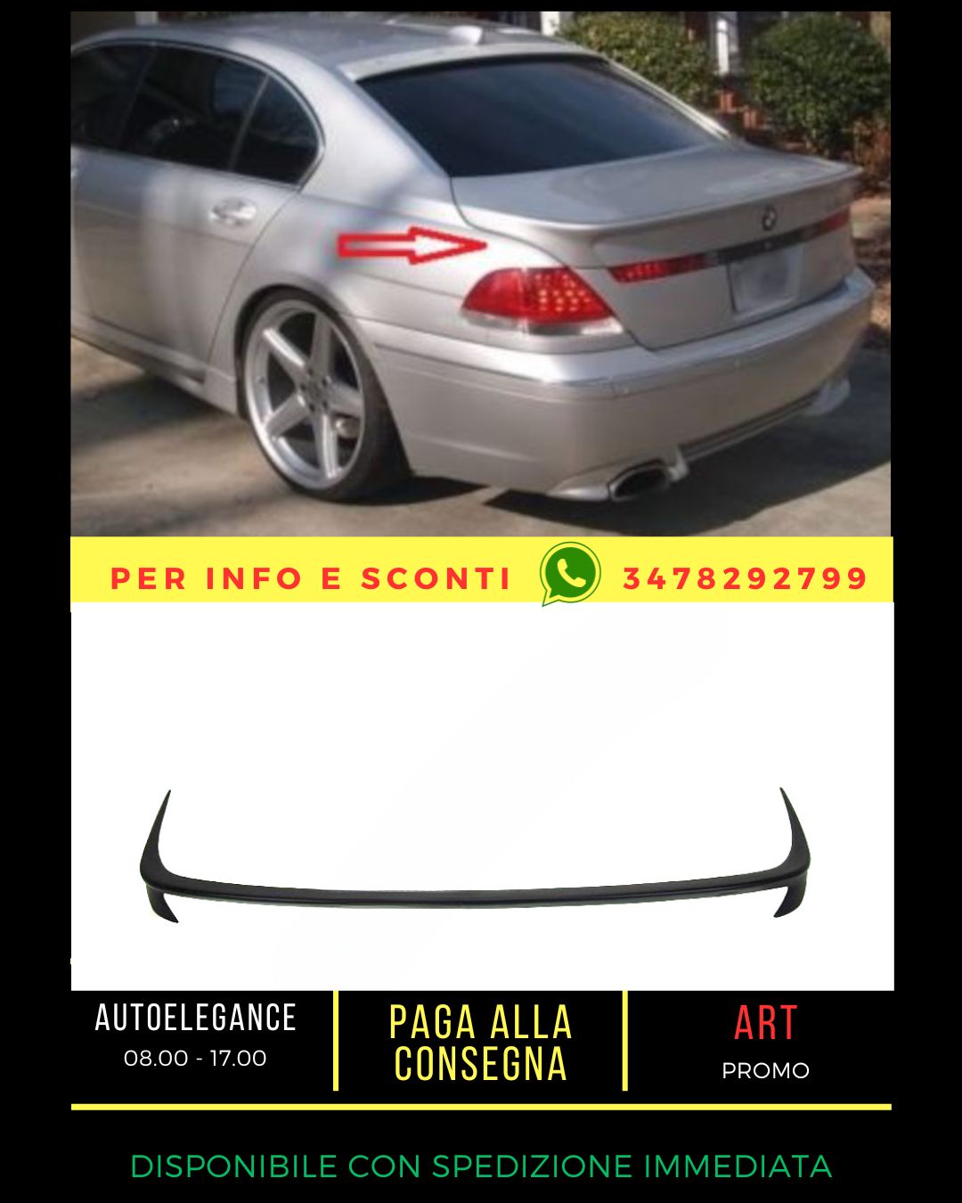✨SPOILER suitable for BMW 7 E65 2002-2005✨