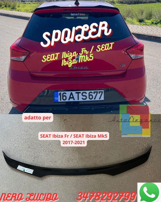 ✨Spoiler Sul Tetto PER SEAT Ibiza Fr / SEAT Ibiza Mk5 2017-2021✨