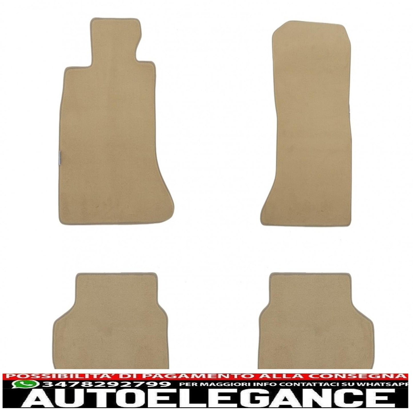 beige mat suitable for bmw 5er (f10) 10/2013-01/2017, 5er (f11) touring 10/2013-05/2017
