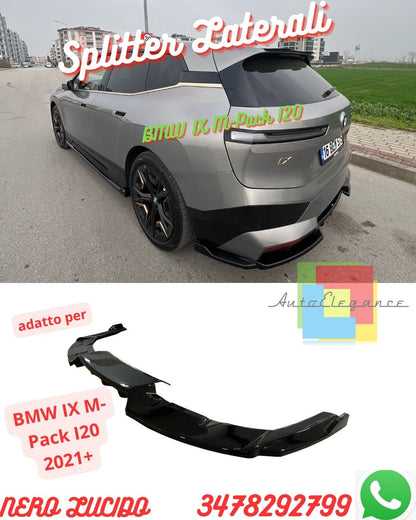 💫Rear Central Splitters 💫💫BMW IX M-Pack I20 2021+💫💫 