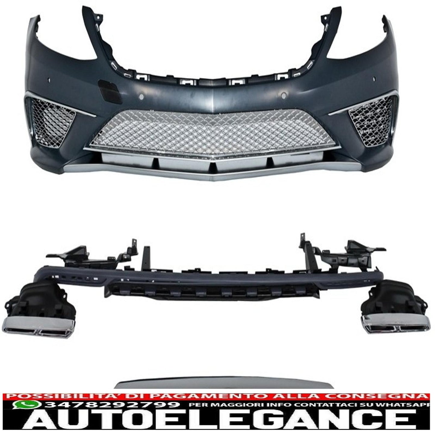 body kit suitable for mercedes s class w222 sport line package (2013-06.2017) design s65