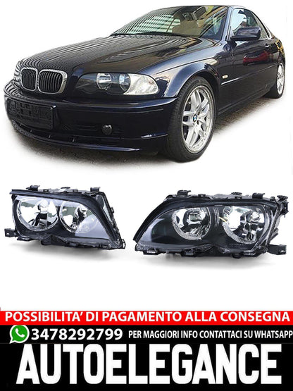 Coppia fari H7 H7 con motore adatti a BMW Serie 3 E46 Berlina Touring 01-
