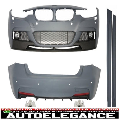 complete exterior body kit suitable for BMW F30 (2011-up) m-performance design with acs-design exhaust tips