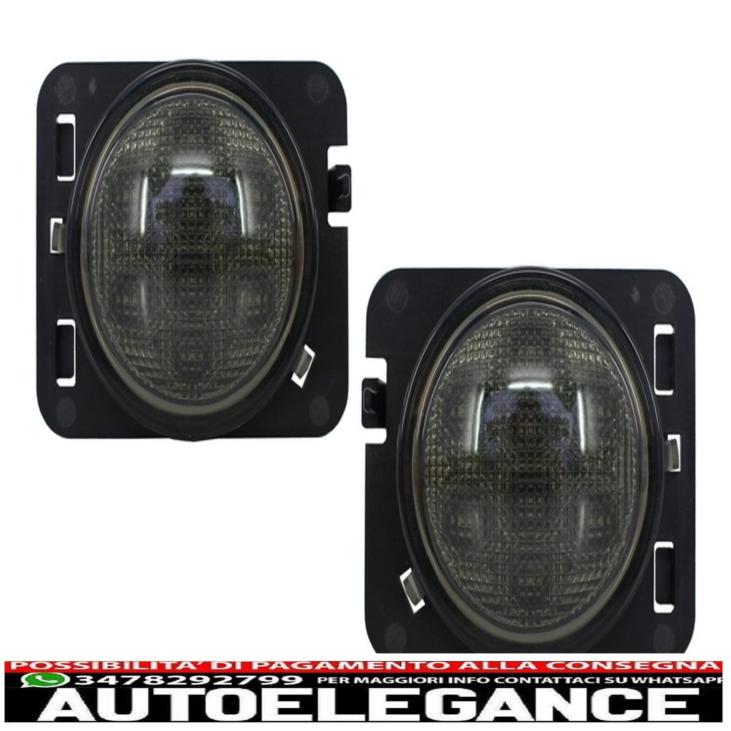 led side turn lights on fenders fit for jeep wrangler jk (2007-2016) amber light 