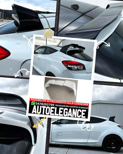 SPOILER STILE COPPA PER RENAULT MEGANE 3 RS - PER MODELLO RESTYLED