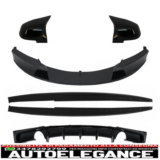 Exterior body kit suitable for bmw 3 series f30 f31 (2011-2019) m performance design piano black