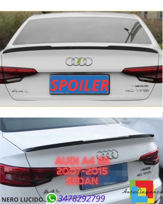 ✨✨SPOILER NERO ADATTO  PER Audi A4 B8 2007-2015 Sedan✨✨