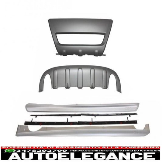 kit piastre paramotore e minigonne laterali adatti a volvo xc60 (2008-2013) r look