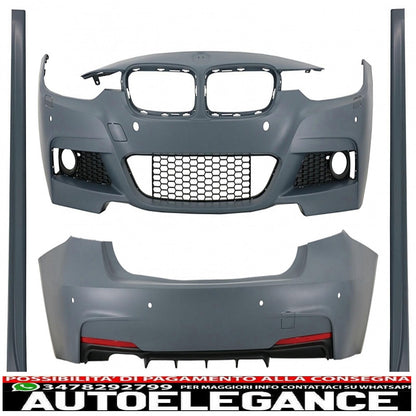 complete body kit suitable for bmw 3 series f30 (2011-2019) m-technik design 