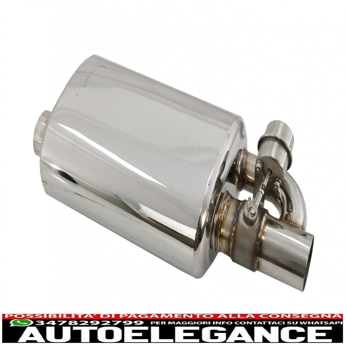 Universal Exhaust Muffler System with Valve and Wireless Remote Control 
