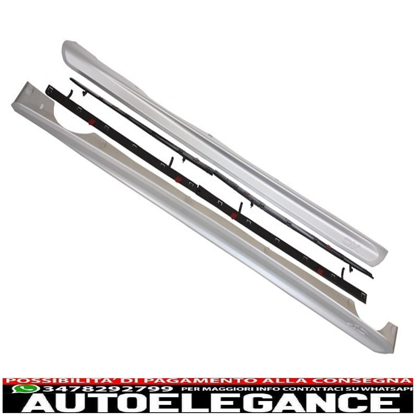 side skirts suitable for volvo xc60 (2008-2013) r-design 