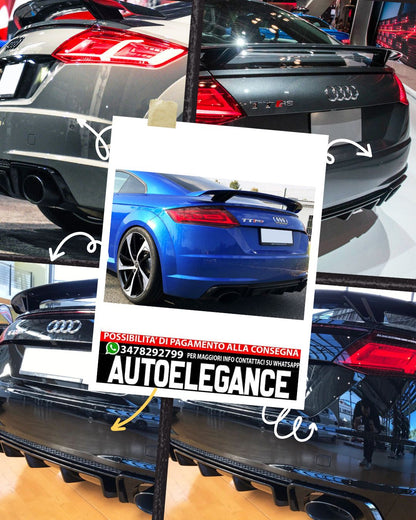 SOTTOPARAURTI POSTERIORE AUDI TT 8S S-LINE ( 2013-2016 ) TT RS STILE