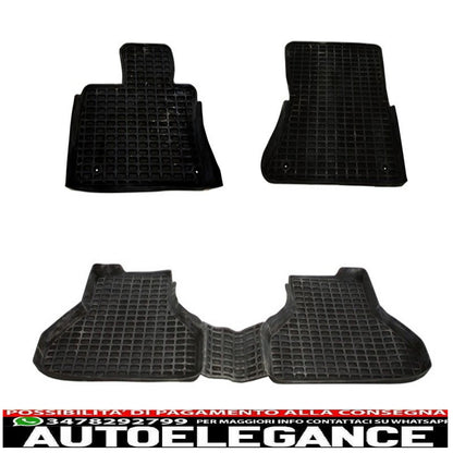 Rubber mats suitable for BMW X6 E71 (2008-2014) black