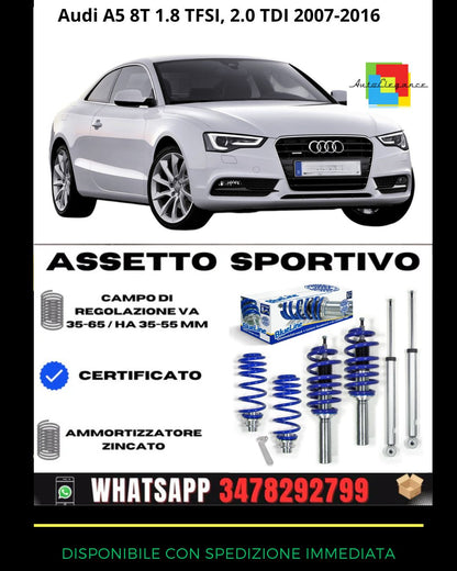 🔥Assetto sportivo ADATTO PER Audi A5 8T 1.8 TFSI, 2.0 TDI 2007-2016🔥