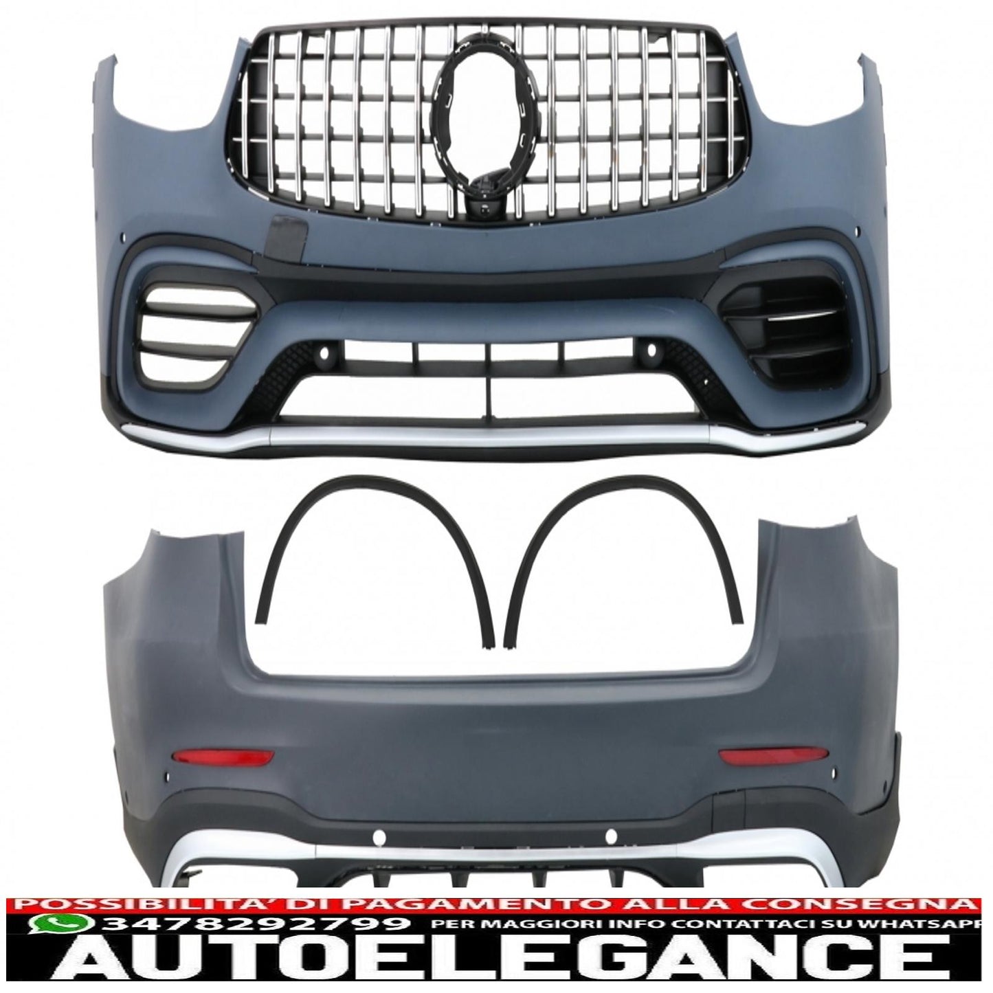 body kit suitable for mercedes glc suv facelift x253 facelift (2020-up) design glc63 