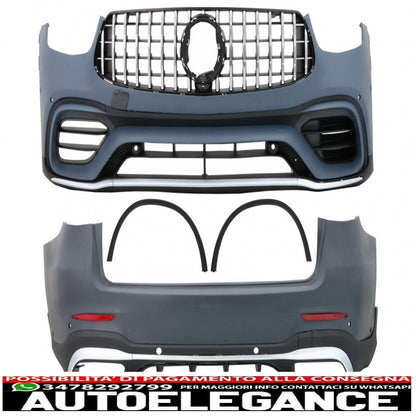 body kit suitable for mercedes glc suv facelift x253 facelift (2020-up) design glc63 