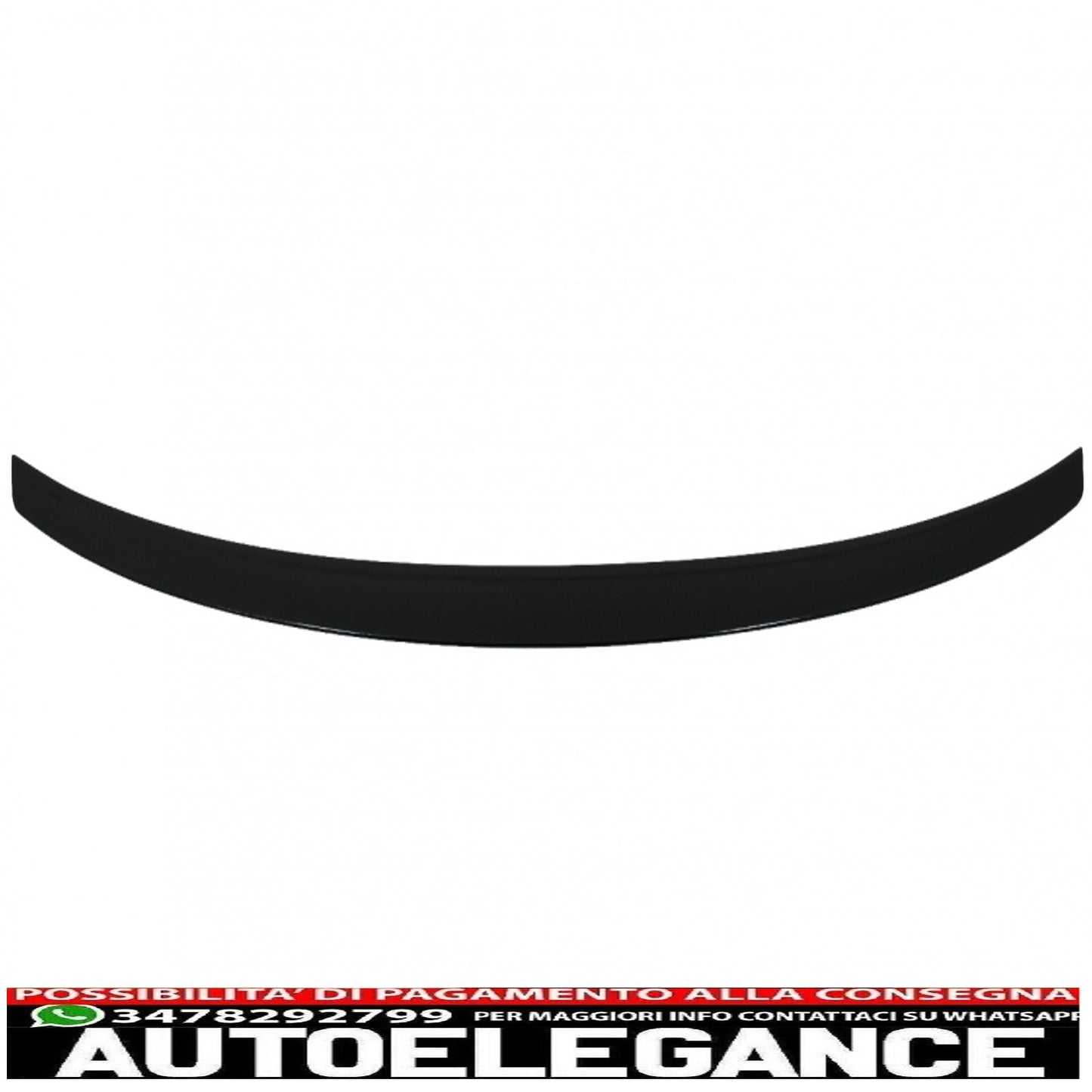 trunk spoiler suitable for audi a5 f5 sportback (2017-up) piano black 