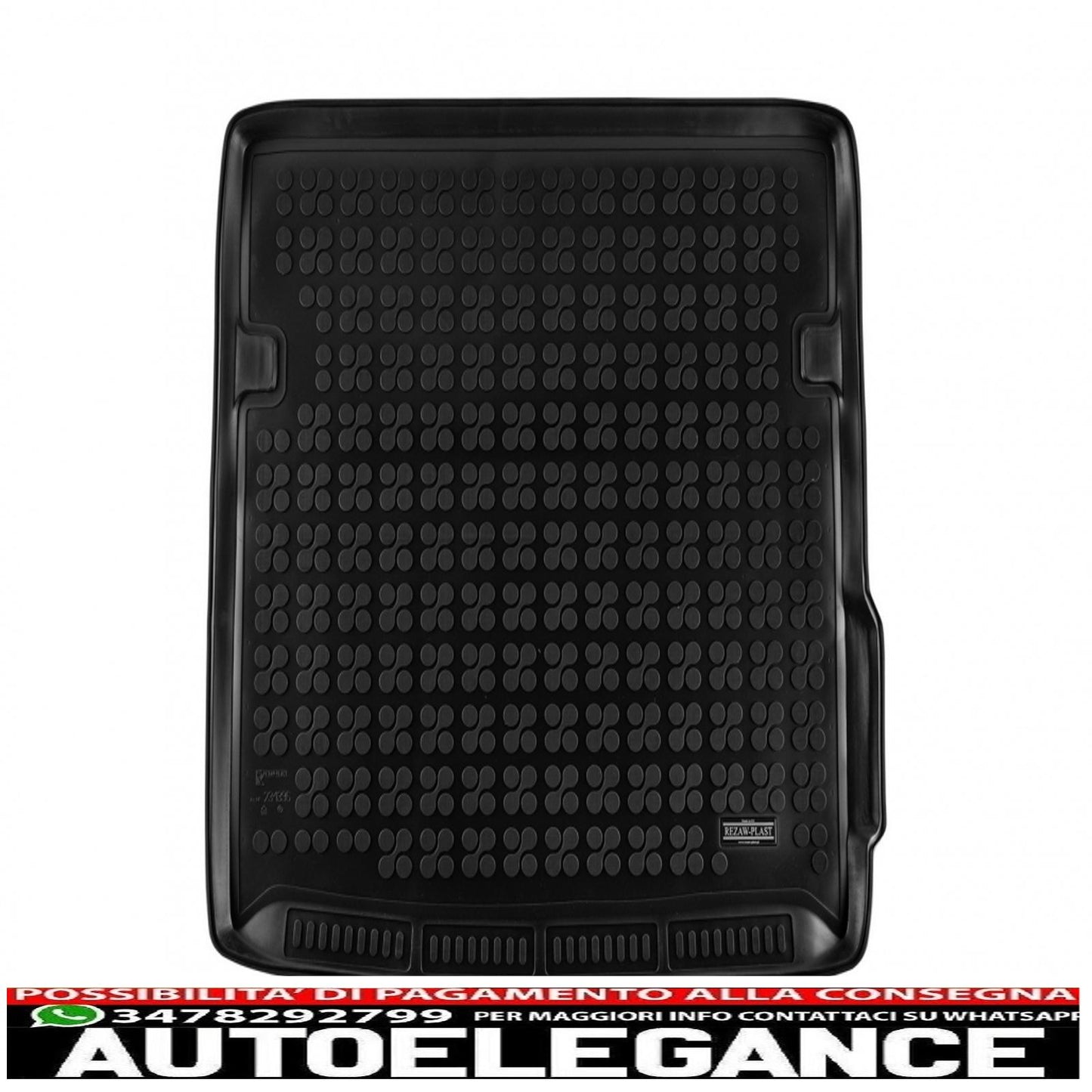 Rubber boot mat suitable for Dacia Duster ii (4x4) (2018-) black