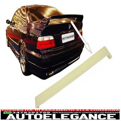 trunk spoiler suitable for bmw 3 series e36 coupe sedan (1990-1998) ltw design