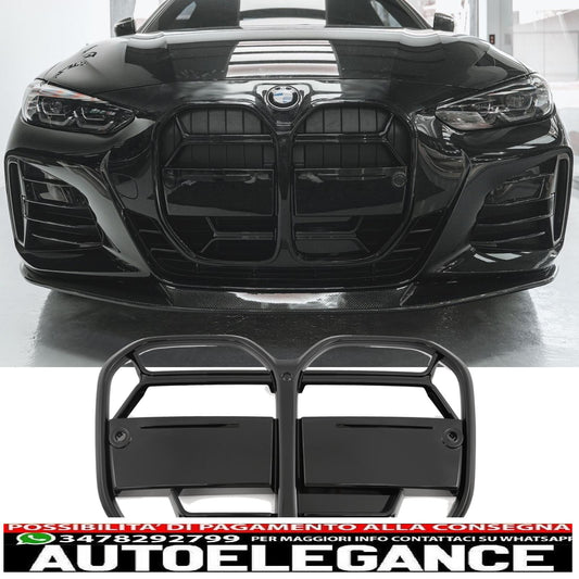 Adatto alla griglia del radiatore sportiva BMW Serie 4 G22 G23 CS Grill nero lucido AUTOELEGANCERICAMBI