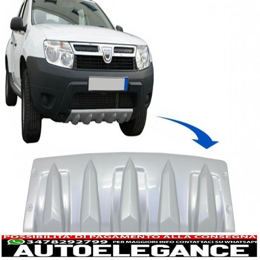 Protezione piastra paramotore paraurti anteriore adatta per Dacia Duster 4x4 / 4x2 (2010-up)