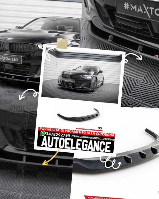 SPLITTER ANTERIORE V.1 ADATTO PER  BMW 2 COUPE G42   (2021 - )