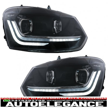 fari a led adatti per vw polo mk5 6r 6c (2010-2017) luce di svolta sequenziale dinamica