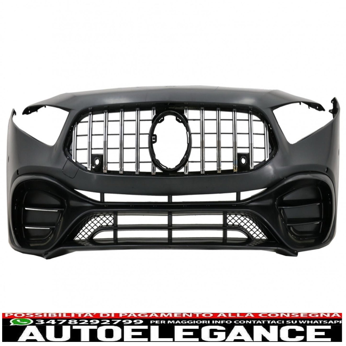 Front bumper suitable for mercedes A-class w177 hatchback / v177 sedan (2018-up) design a45