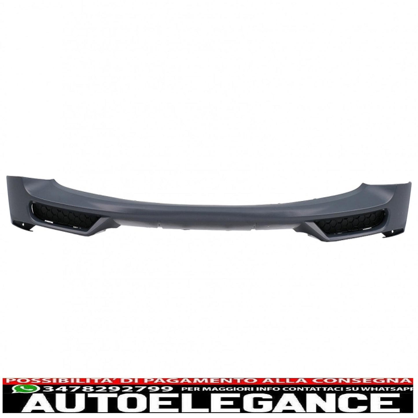 Front bumper spoiler lip extension for smart fortwo 453 (2014-2019)