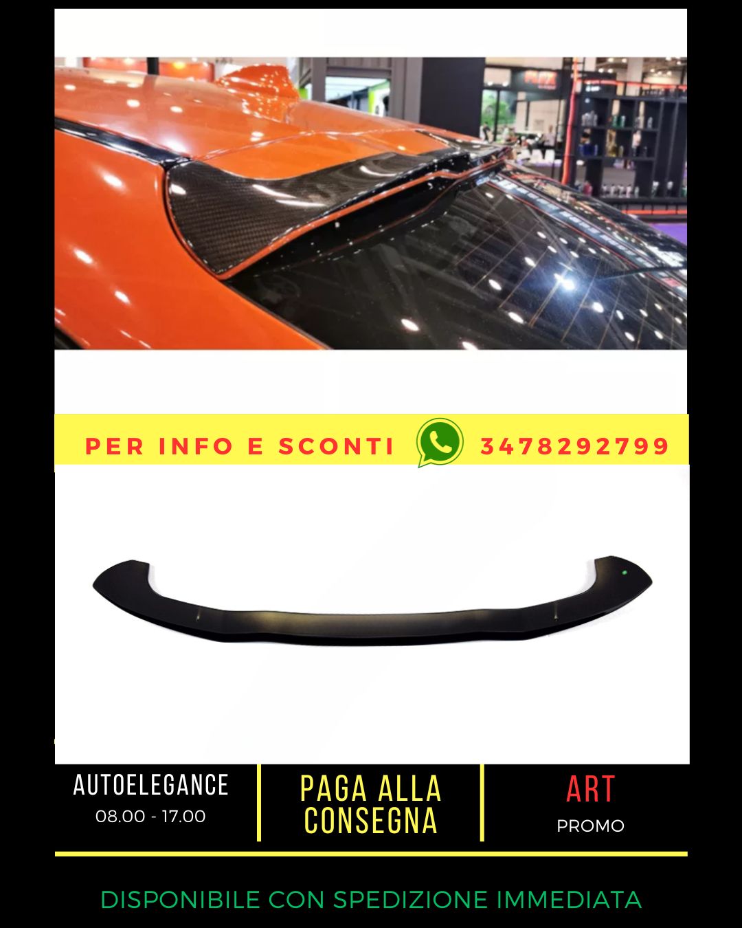 ✨GLOSSY BLACK SPOILER suitable for BMW X4 G02 2018+✨ 