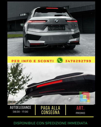 🔥Ala aggiuntiva Spoiler NERO LUCIDO PER BMW iX M-Pack i20 2019+🔥