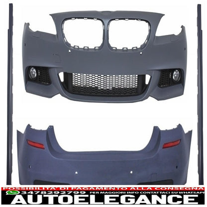 kit carrozzeria completo adatto per bmw f11 serie 5 touring (2011+) m-technik m5 minigonne laterali design con pdc