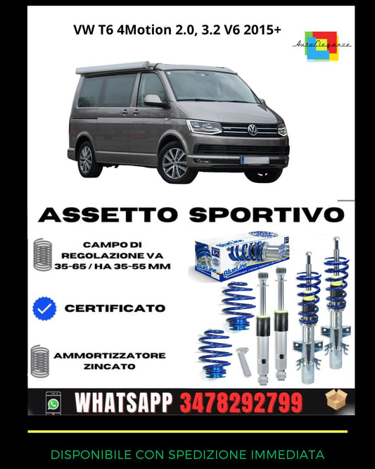 🔥Assetto sportivo ADATTO PER VW T6 4Motion 2.0, 3.2 V6, 1.9TDi 2015+🔥