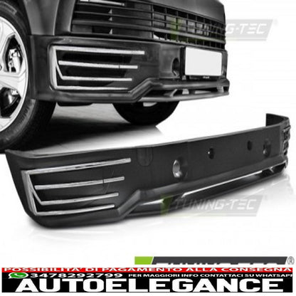 sport front spoiler for vw t6 15-19