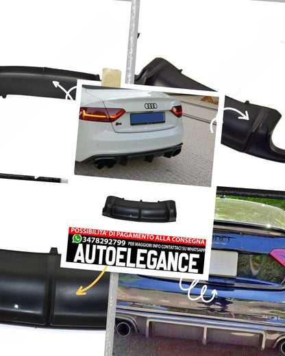 DIFFUSORE adatto per Audi A5 B8 8T 2012-2016