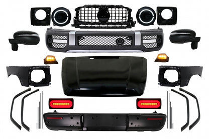 Body Kit suitable for Mercedes G-Class W463 (2008-2017) Conversion to 2018 G63 Design