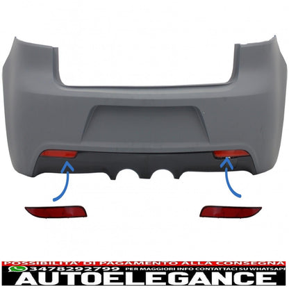 Catarifrangente paraurti posteriore adatto per vw golf 6 vi (2008-2013) r20 AUTOELEGANCERICAMBI