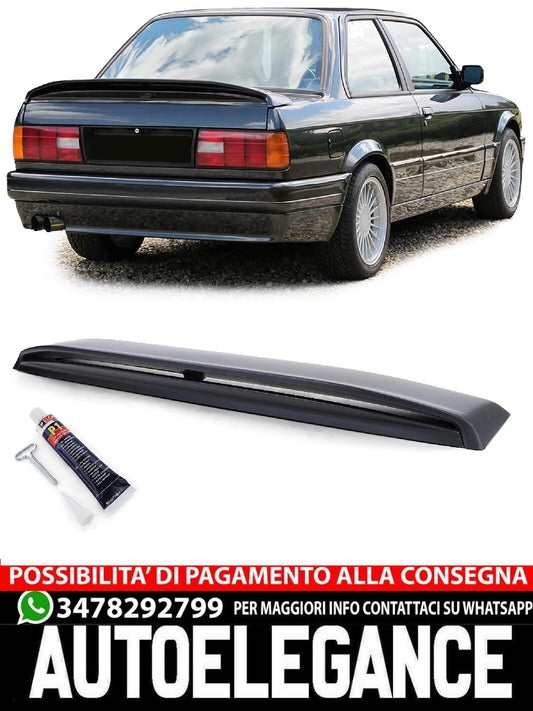 Labbro spoiler posteriore Sport 2 con ABE aftermarket compatibile con BMW Serie 3 E30 Limo Convertible 82-93