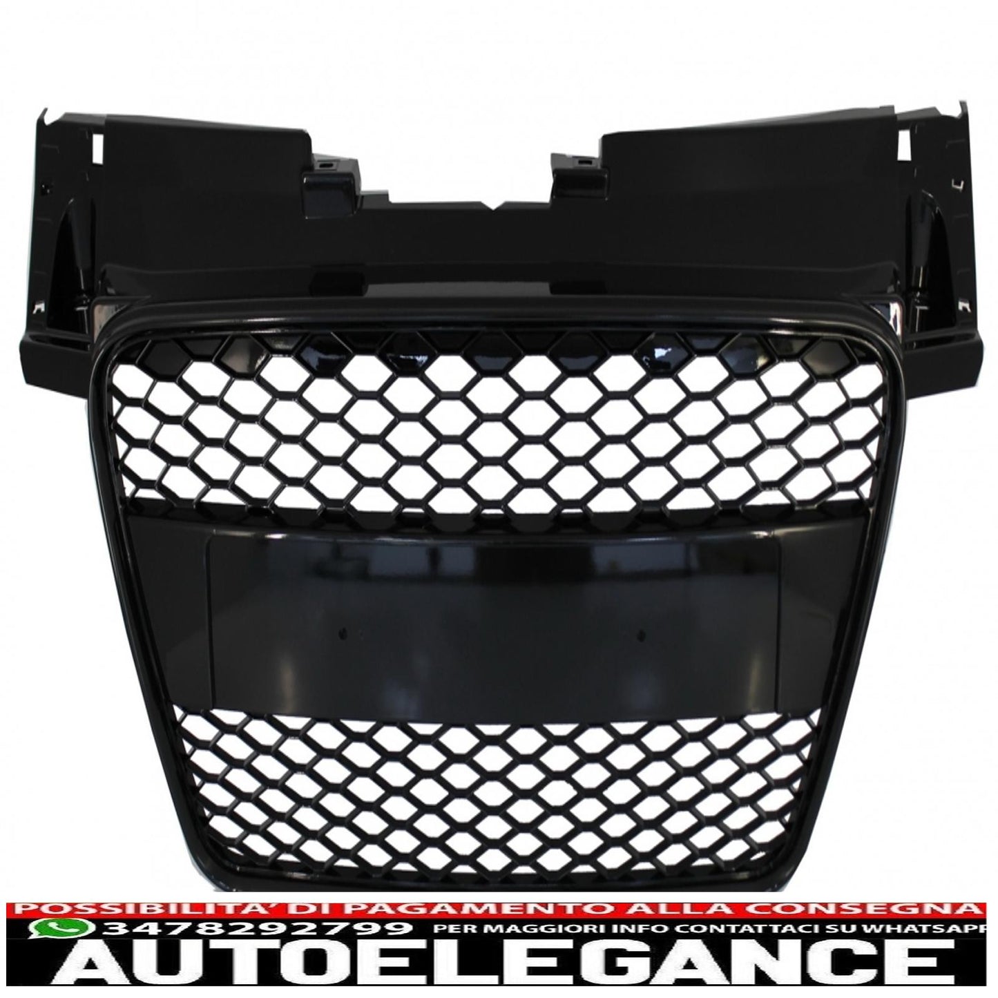 griglia anteriore senza badge adatta per audi tt 8j (2006-2014) rs design