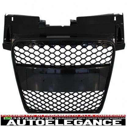 griglia anteriore senza badge adatta per audi tt 8j (2006-2014) rs design