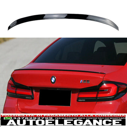 spoiler posteriore labbro spoiler adatto per bmw serie 5 g30 nero lucido-mostra il titolo originaletesto originaleheckspoiler spoilerlippe passt für bmw 5er g30 glanz schwarz