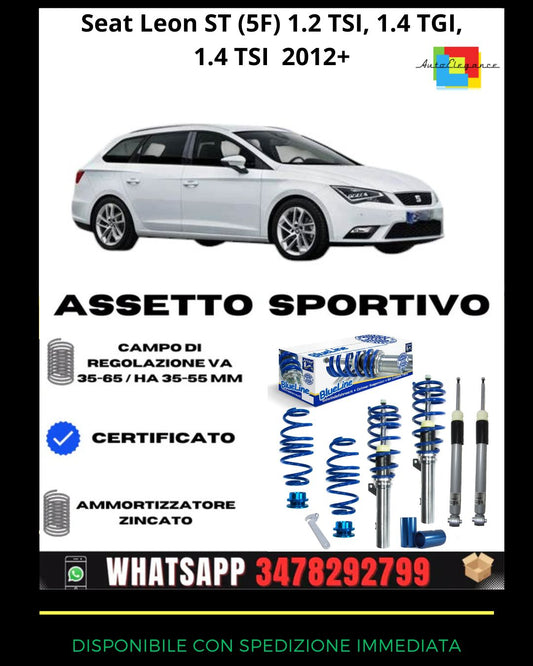 🔥Assetto sportivo adatto per Seat Leon ST (5F) 1.2 TSI, 1.4 TGI, 1.4 TSI 12+🔥
