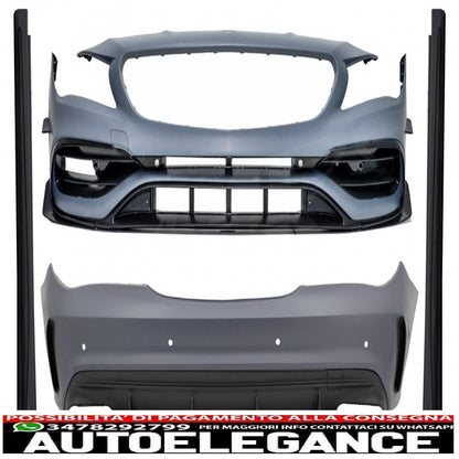 kit carrozzeria completo adatto per mercedes cla c117 w117 (2013-2018) restyling cla45 design