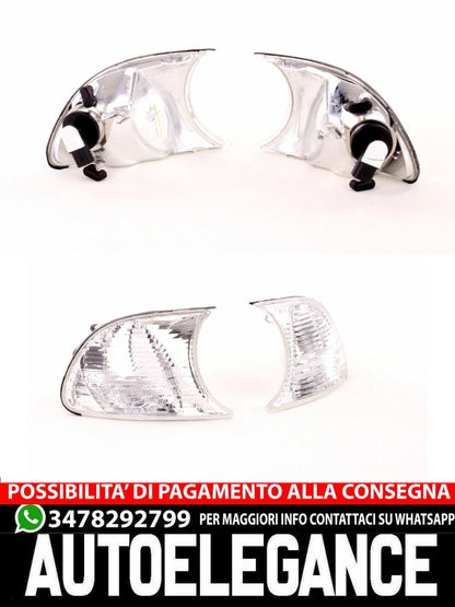 Pair of aftermarket suitable indicators compatible with BMW 3 Series Coupe Cabrio E46 01-03 